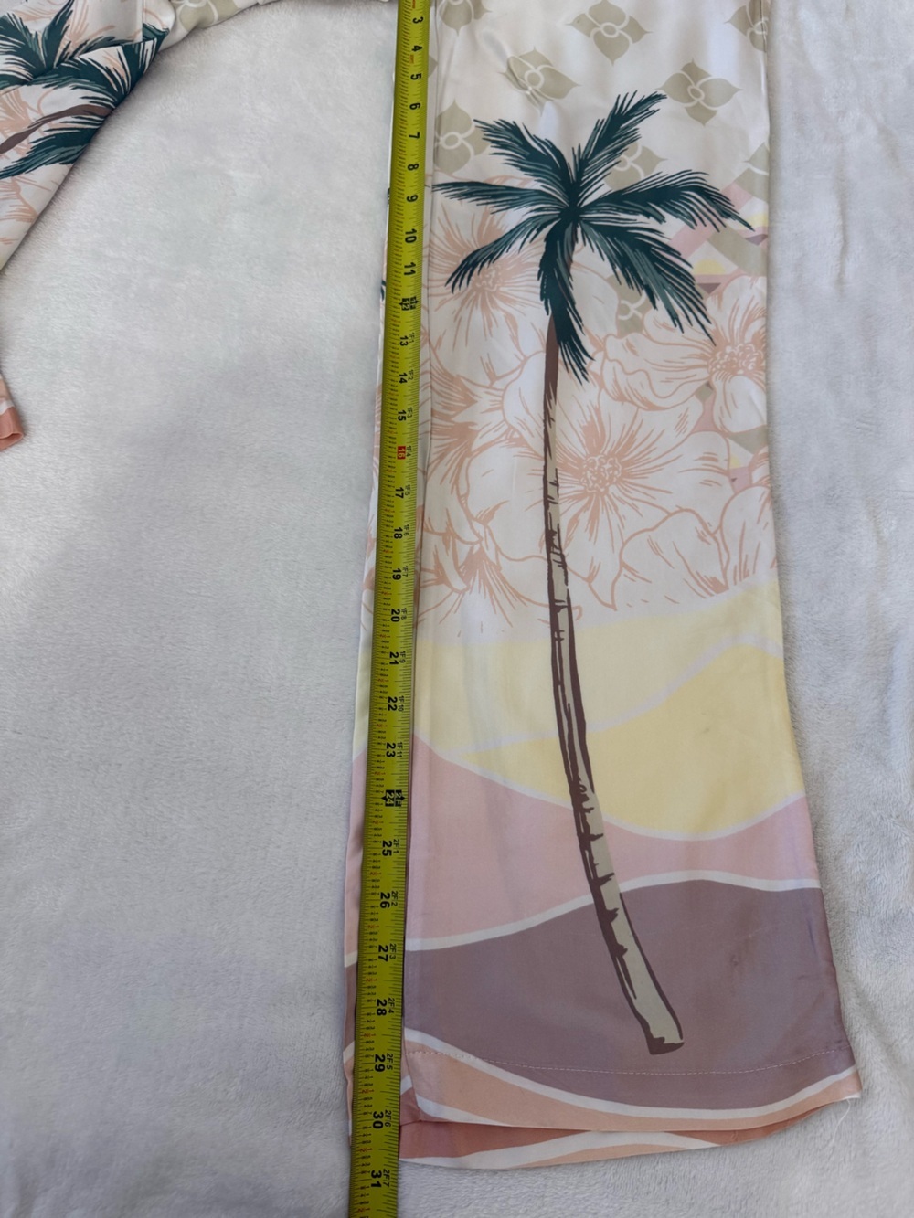 Vintage Havana Paradise Print 2 Piece Set Tropical Lounge Pajama Set S - Picture 10 of 13